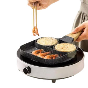 Frigideira Antiaderente 3 em 1 para Ovos Bacon Café da manhã
