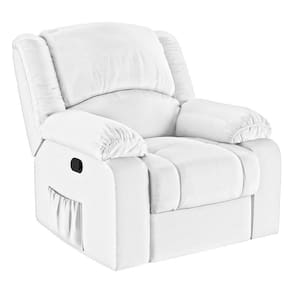 Poltrona Do Papai Reclinável Melim Zero Wall Pu Branco Fh1 - D`rossi