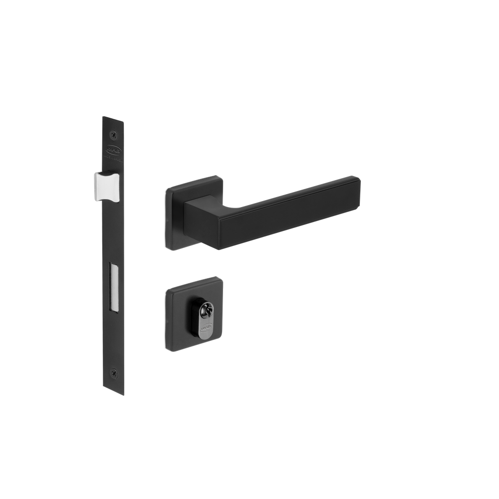 Fechadura Externa Tesca 2 Maq 55 Imab Preto