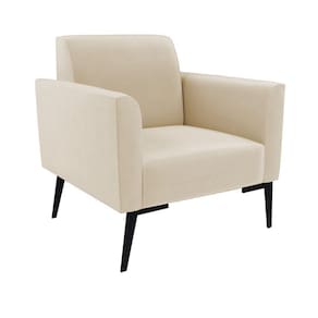 Poltrona Pés Villach Marisa Suede Bege D03 - D`rossi