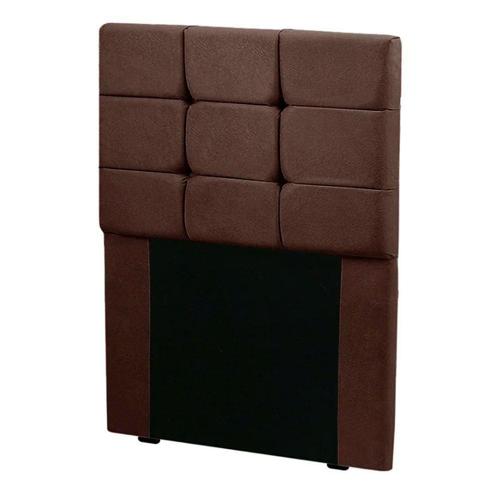 Cabeceira Estofada Cama Box 90cm Julia Shop Das Cabeceiras Café