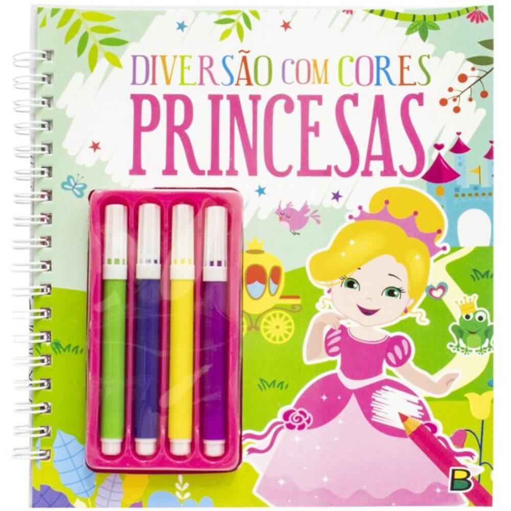 Diversão com cores - Princesas