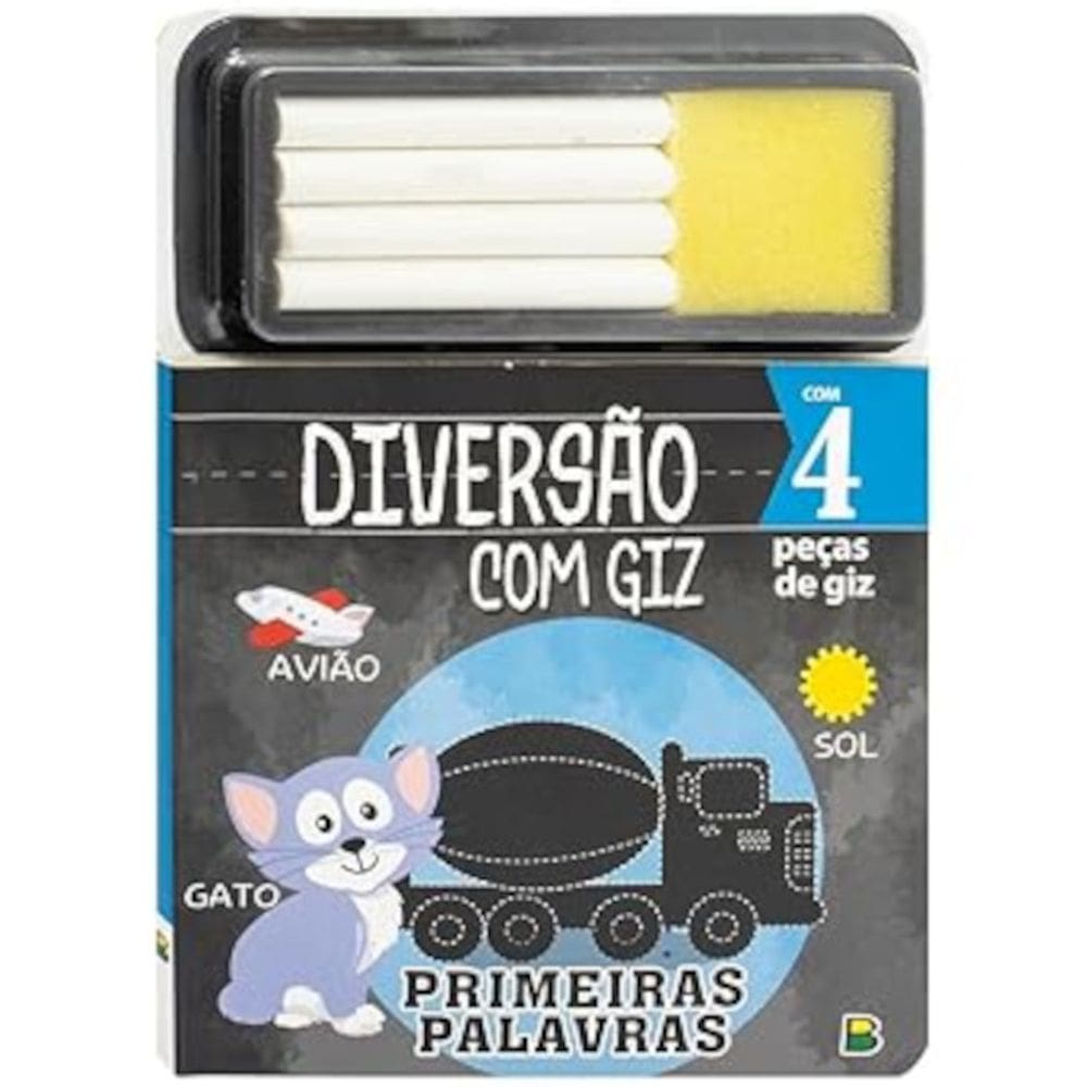Diversão com giz - Primeiras palavras