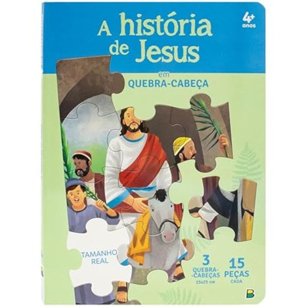 Aventuras bíblicas - A história de Jesus, em quebra-cabeça
