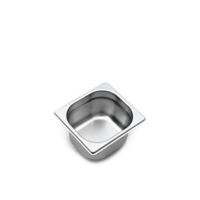 Cuba Gastronomica Gn 1/6 10Cm Inox Para Carro Buffet - Vaccarin