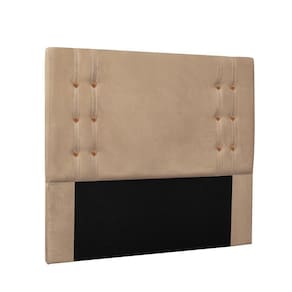 Cabeceira Cama Box Solteiro 90cm E Recamier Gênova Suede S04 - D`rossi Cor Bege