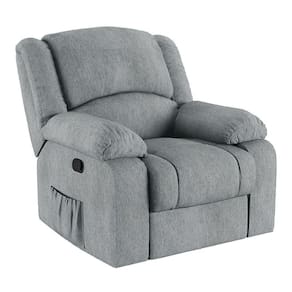 Poltrona Do Papai Reclinável Melim Zero Wall Linho Fh1 - D`rossi Cor Cinza