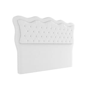Cabeceira Para Cama Box Queen 160 Cm Eliza Corino Branco I02 - D`rossi