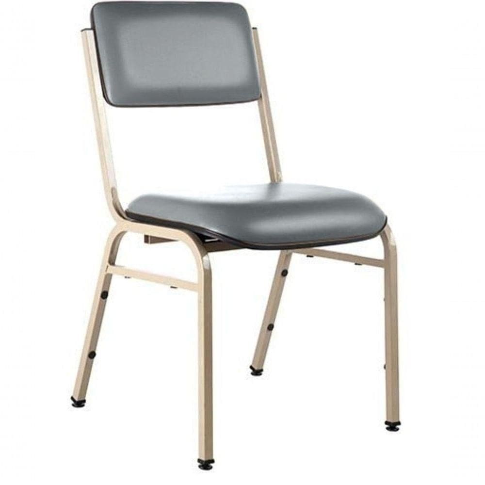 Cadeira Empilhável Para Auditórios Linha Hotel Smart Cinza