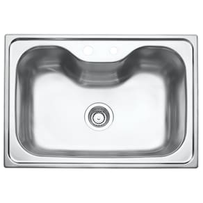 Cuba Tramontina Morgana 60fx Undermount em Aco Inox Acabamento Acetinado 69x49 Cm com Valvula