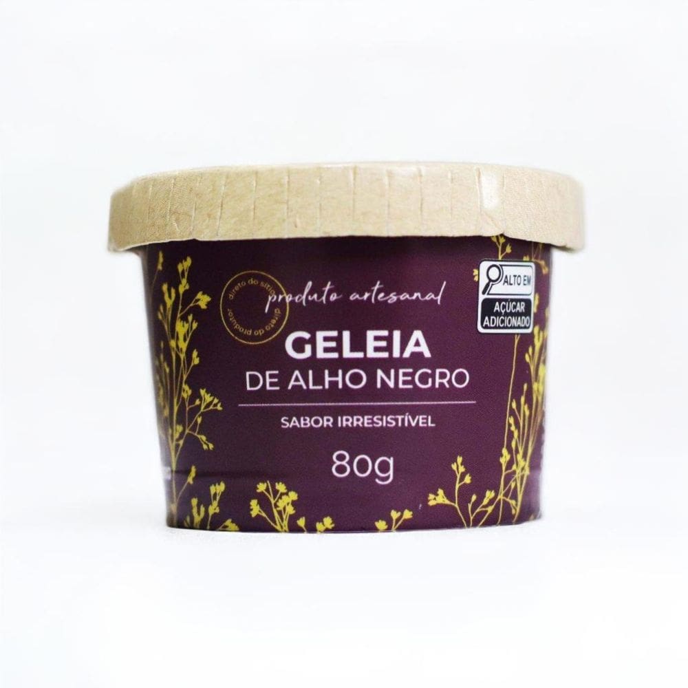 Geleia de Alho Negro Artesanal 80g - Alho Negro do Sítio