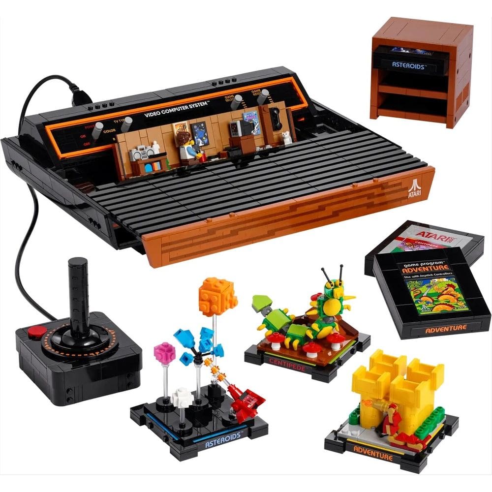 Blocos de construção Atari 2600 Conjunto de construção 10306 com caixa