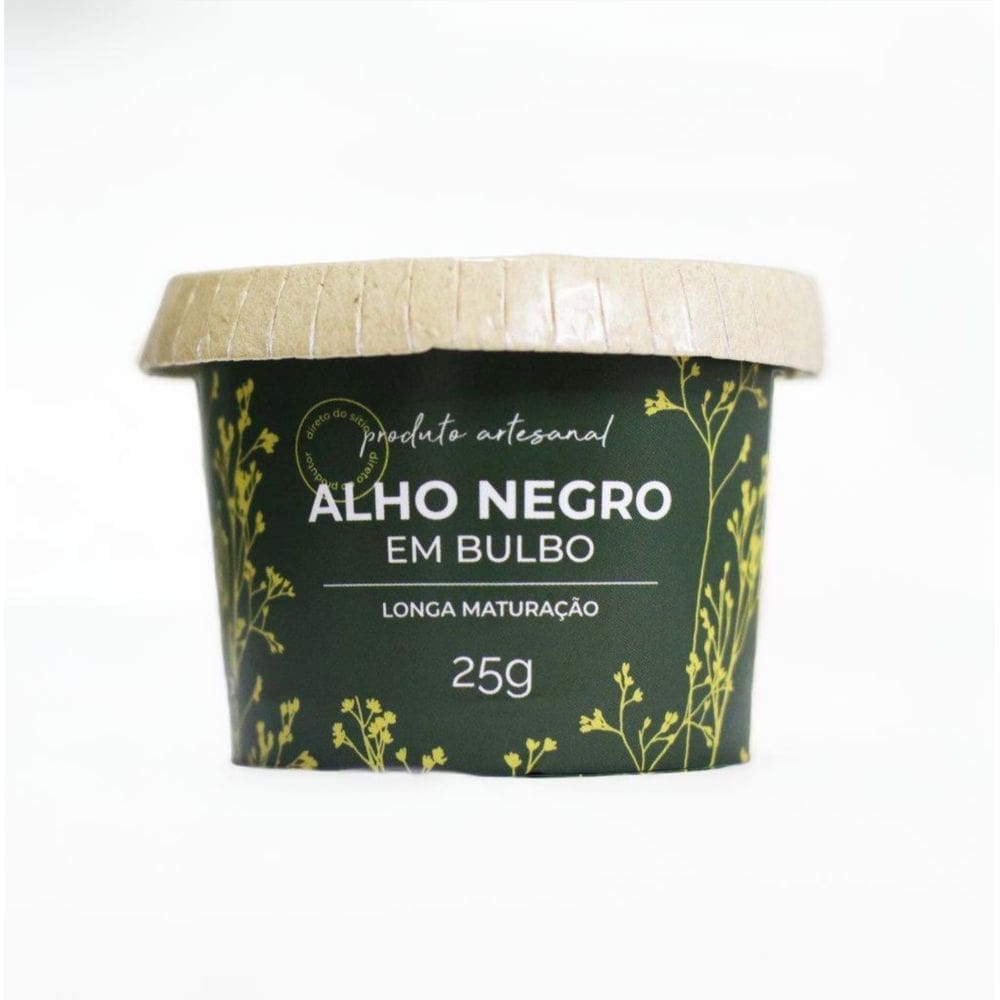 Alho Negro em Bulbo Artesanal 25g - Alho Negro do Sítio