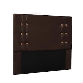 Cabeceira Cama Box Casal 140cm E Recamier Gênova Suede Café S04 - D`rossi