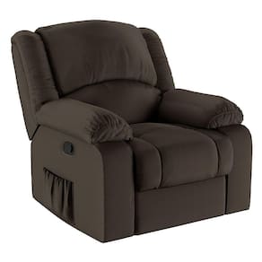 Poltrona Do Papai Reclinável Melim Zero Wall Sintético Pu Fh1 - D`rossi Cor Marrom