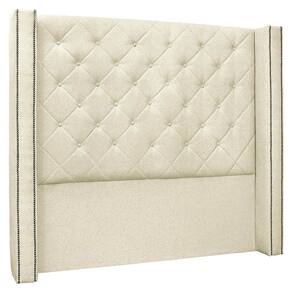 Cabeceira Casal Cama Box 140cm Louise S06 Linho Pérola - Mpozenato