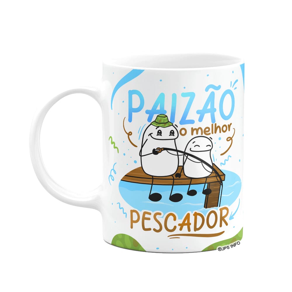 Caneca Flork Dia dos Pais - Paizão, o melhor pescador