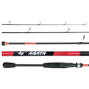 2 Varas Carretilha Carbono Ágata C 562 Albatroz 1,68M 6-12Lb