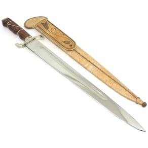 A daga Solingen Mod. Sabre / Baioneta, Bainha de Lonca - Lâm. 38 cm.