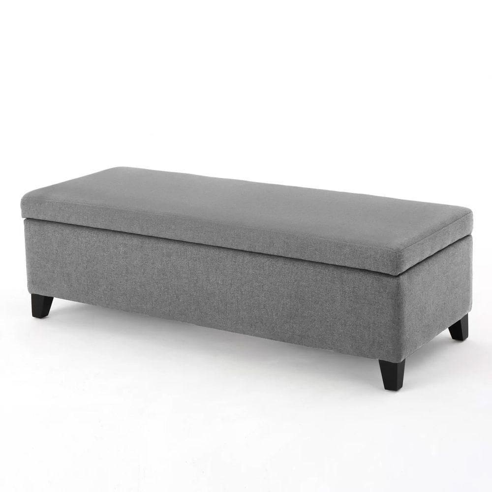 Recamier Bau Julia 1,60m Suede Cinza - Inova Decor