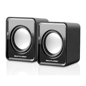 Caixa de Som 2 Canais Caixa de Som SP144 3WATTS RMS Preto USB