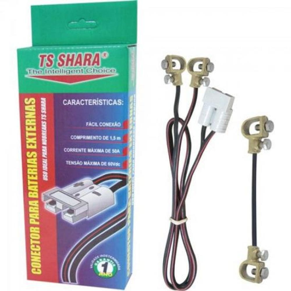 Cabo de Engate Rapido para Conexao Debaterias em Nobreak TS Shara