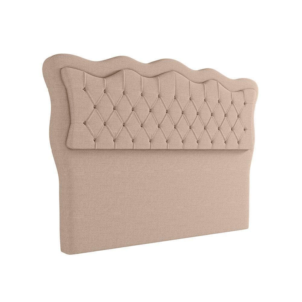 Cabeceira Para Cama Box Casal 140 Cm Eliza Linho Bege I02 - D`rossi