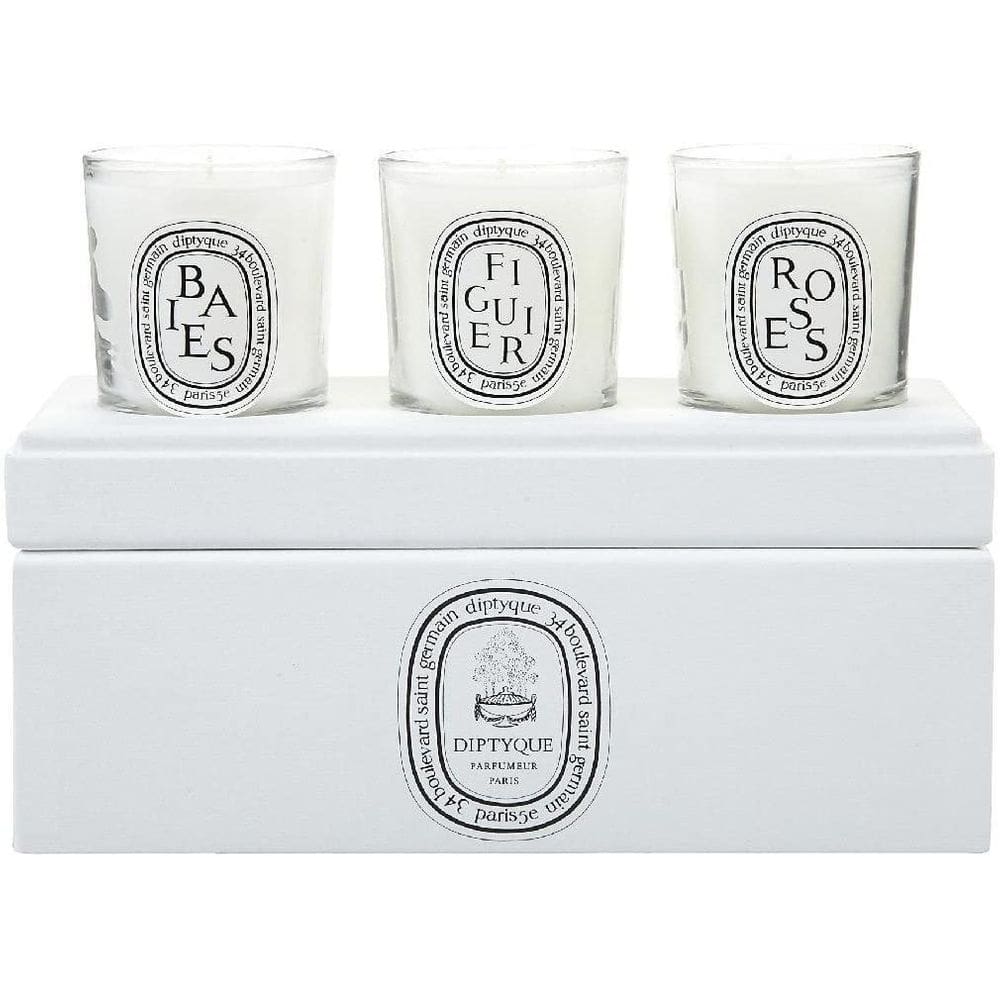 Vela Diptyque Votive Trio Baies, Figuier, Roses 70g