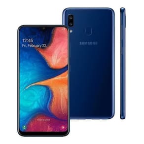 Usado: Samsung A20 32 GB Azul - Regular