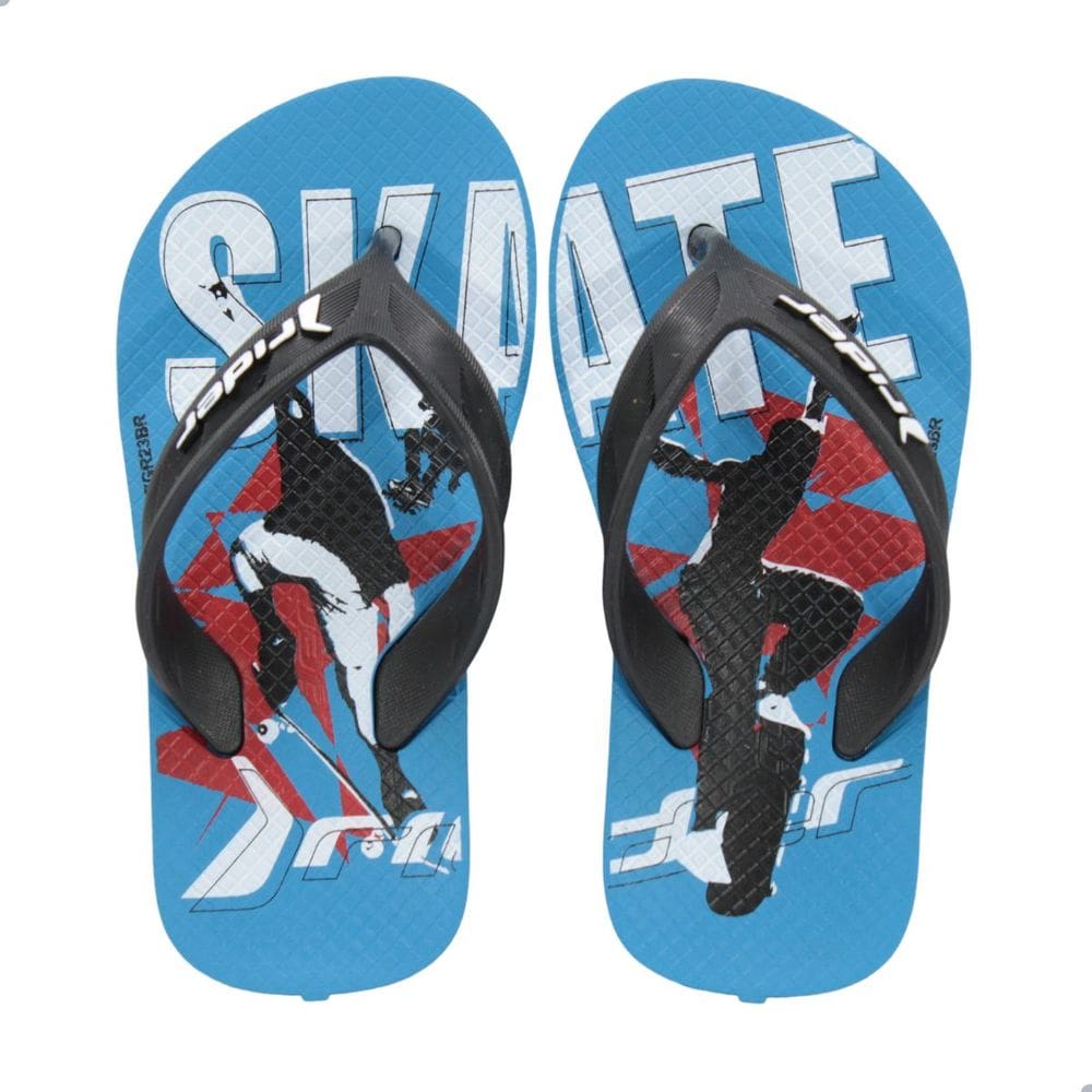 Chinelo Infantil Rider Street Joy Azul/Preto