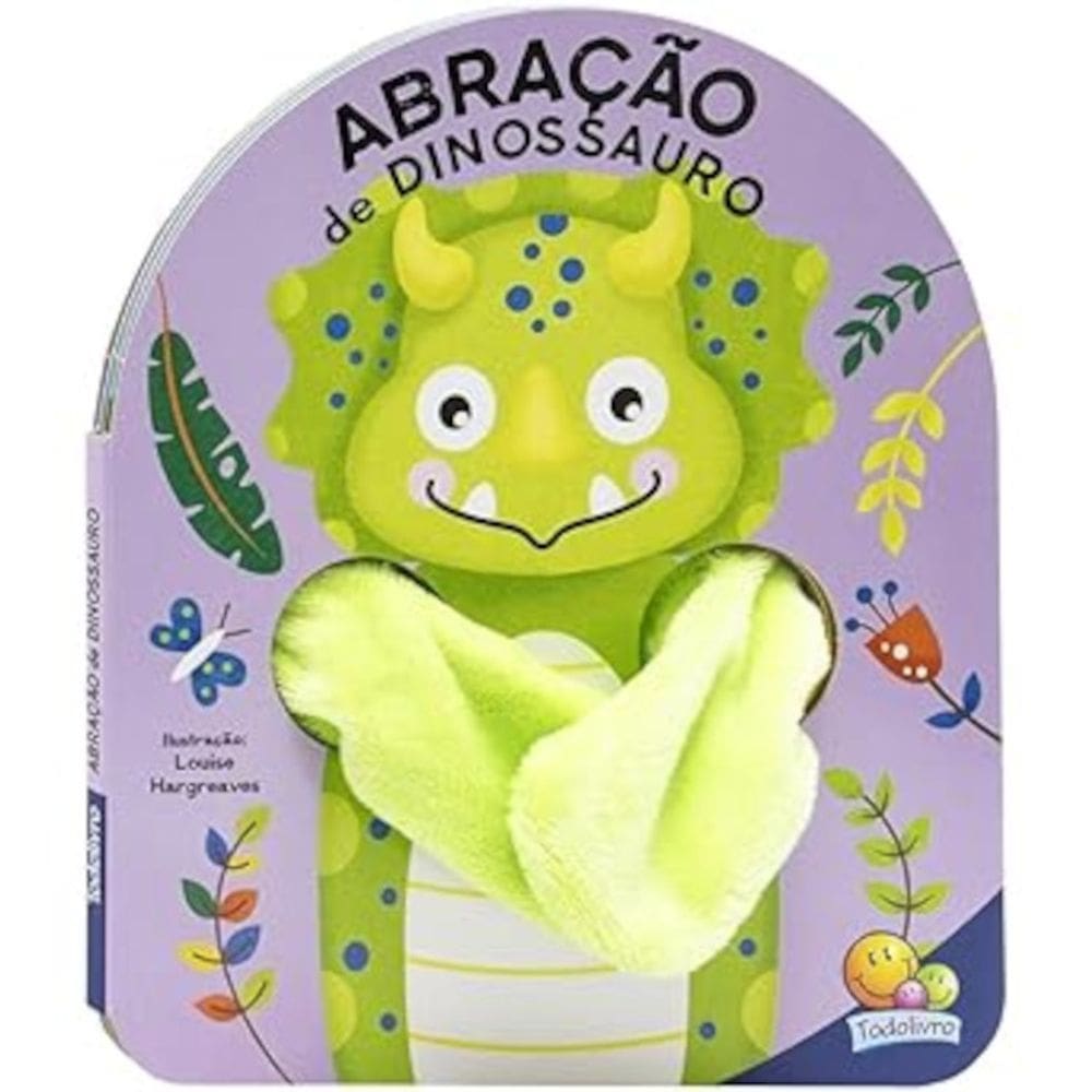 Livro dedoche - Abração de Dinossauro