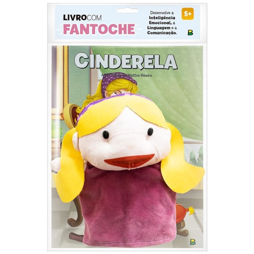 Livro com fantoche - Cinderela