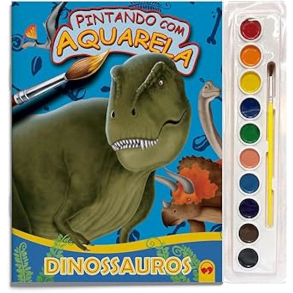 Pintando com aquarela - Dinossauros