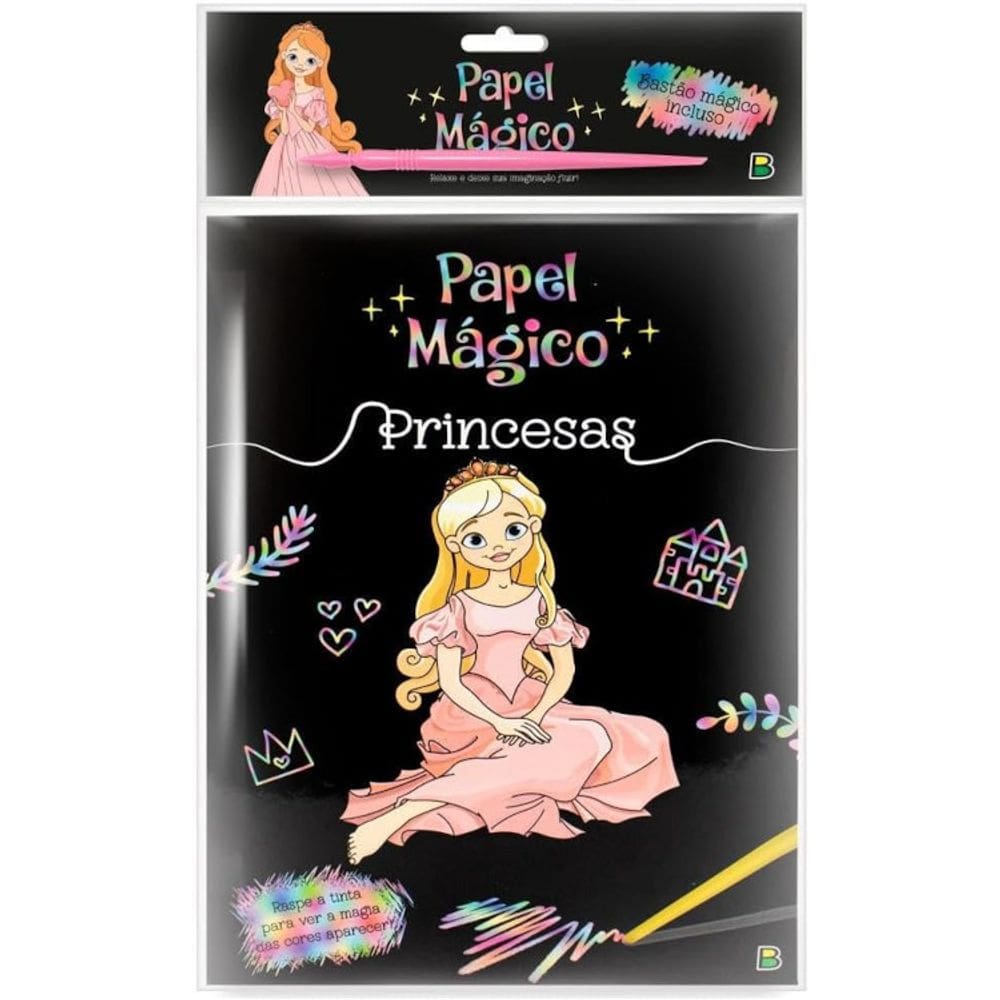 Linha escolar papel mágico - Princesas