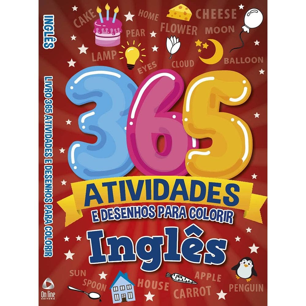 365 Atividades E Desenhos Para Colorir - Inglês