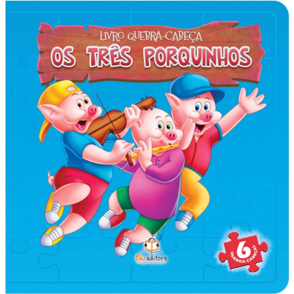 Livro Quebra-Cabeça - Os Tres Porquinhos