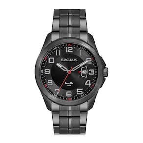 Relógio Seculus Masculino Ref: 77263Gpsvpa2 Casual Black