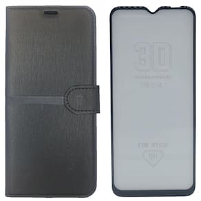 Kit Capa Carteira Compatível Motorola G50 4G + Película 3D