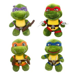Pelucia Tartaruga Ninja Raphael Leonardo 26Cm Escolha