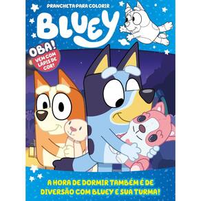 Bluey Prancheta Para Colorir - 01