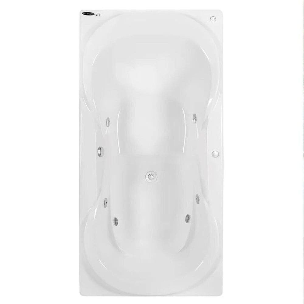 Banheira de Hidromassagem Due Gran Luxo 160x90x50cm - P2 - 220v - sem Aquecedor e Cromoterapia Branco