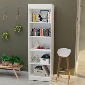 Estante para Livros Multiuso Livreiro Organizador Branco
