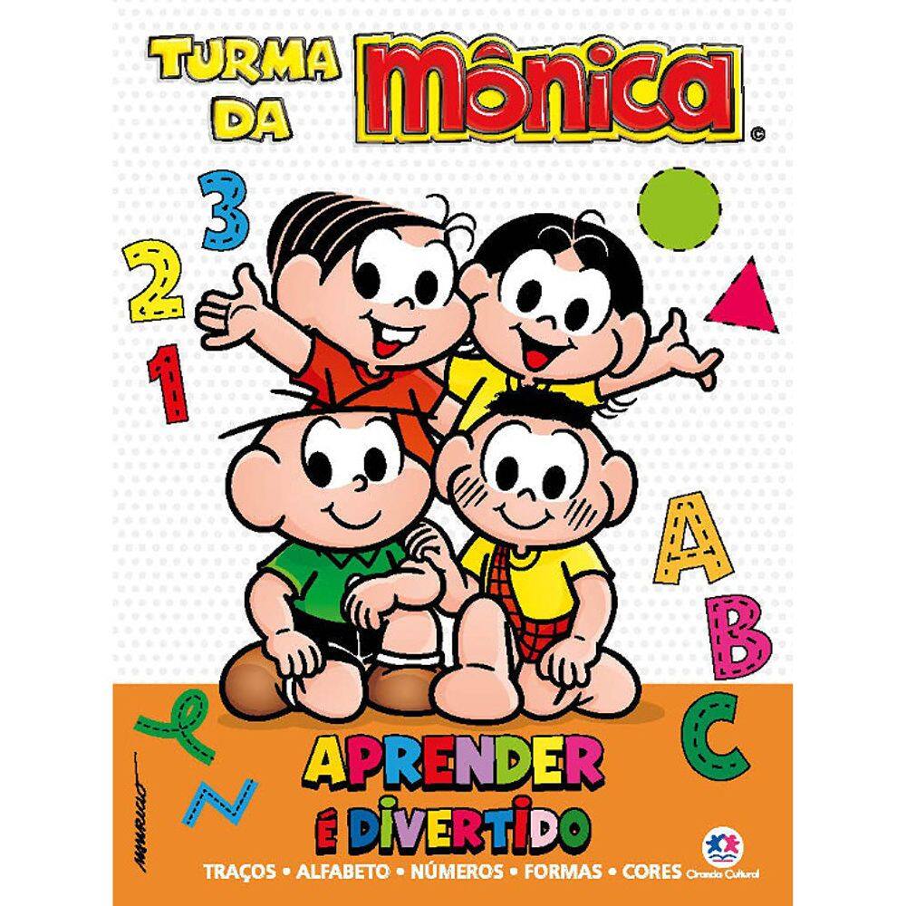 Turma Da Monica - Aprender E Divertido: Traços, Alfabeto, Numeros, Formas E Cores