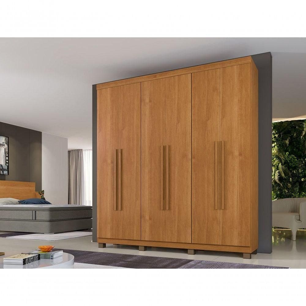 Roupeiro Milão 6 Portas 3 Gavetas Benetil Cinamomo