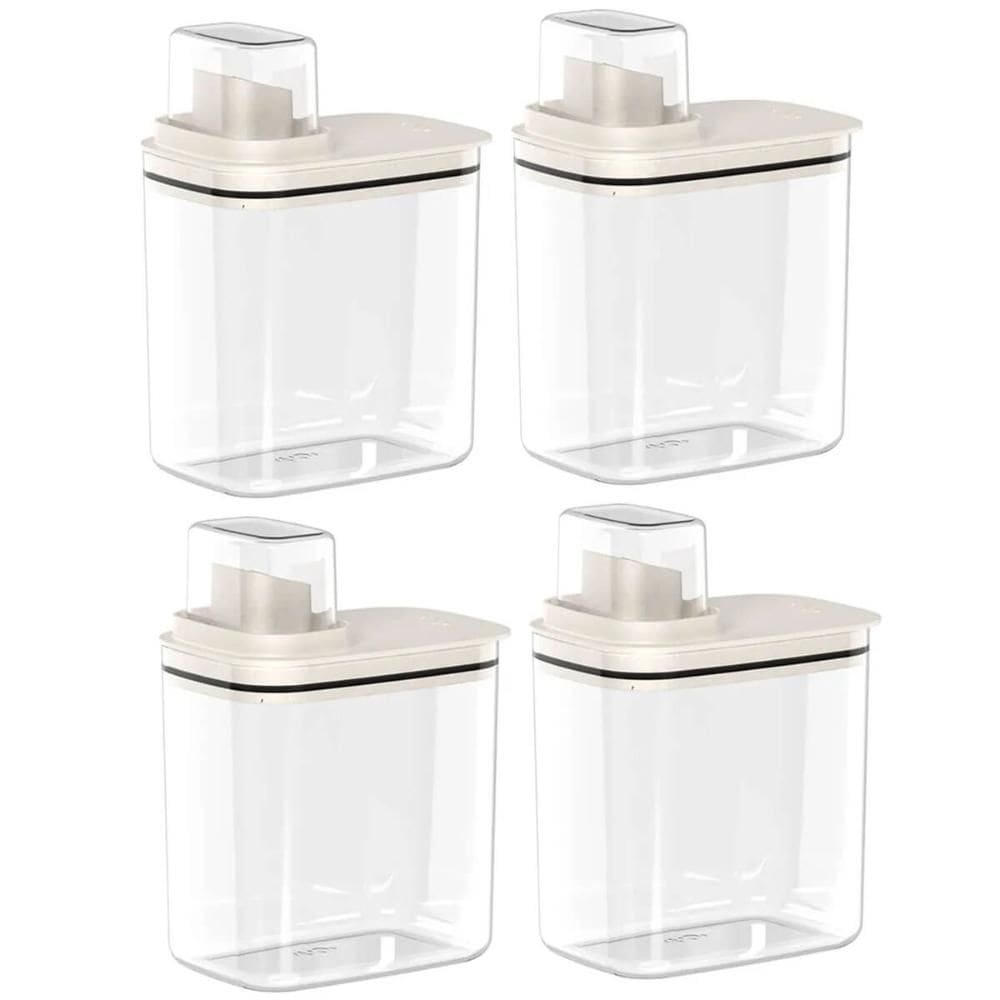 4 Dispensers para Produtos de Limpeza Amaciante e Sabão Líqu