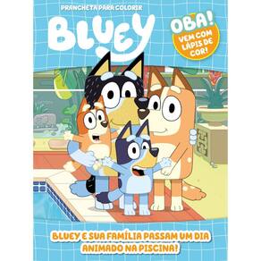 Bluey Prancheta Para Colorir - 02