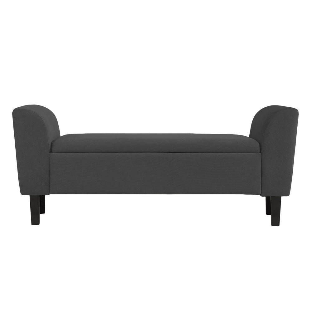 Recamier Bau Malibu 1,20m Suede Grafite - Inova Decor