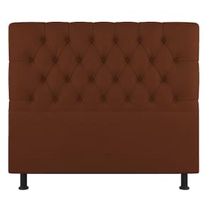 Cabeceira Cama Box Solteiro Nice 100cm Suede Terracota - Abmaza