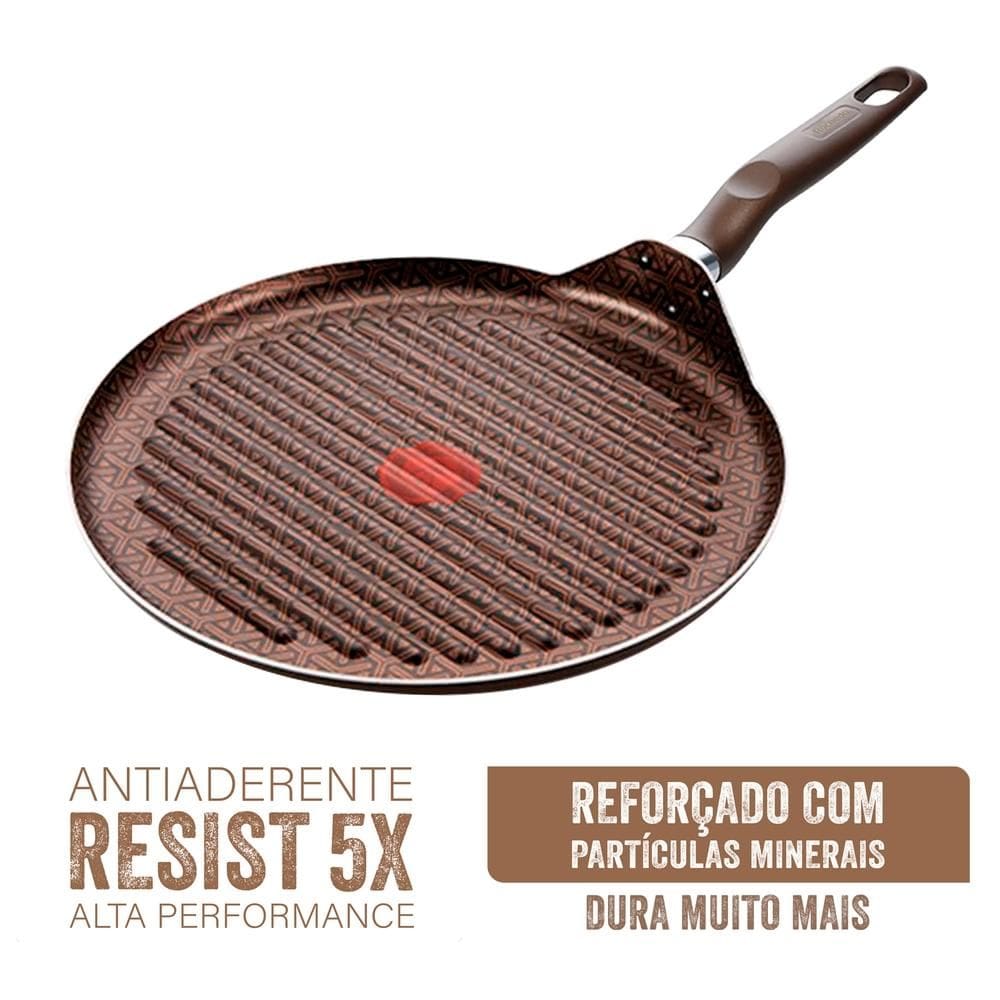 Grill Redondo Rochedo Expert Chocolate 30cm