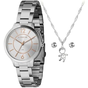 Kit Relógio Lince Classic Feminino - Lrm4748L38 K03As2Sx